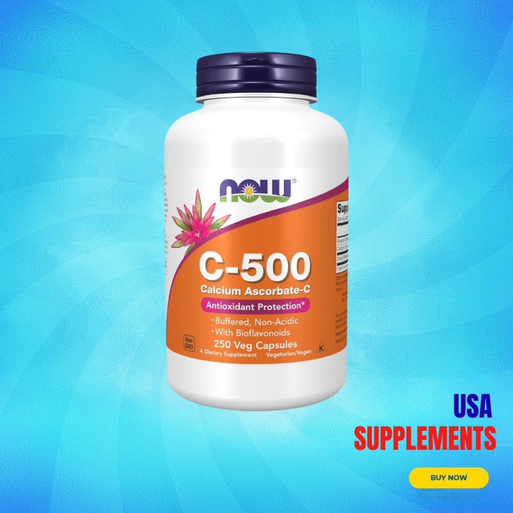 USA Supplements | NOW Foods, C-500, Calcium Ascorbate-C, 250 Capsules ( Antioxidant Protection )