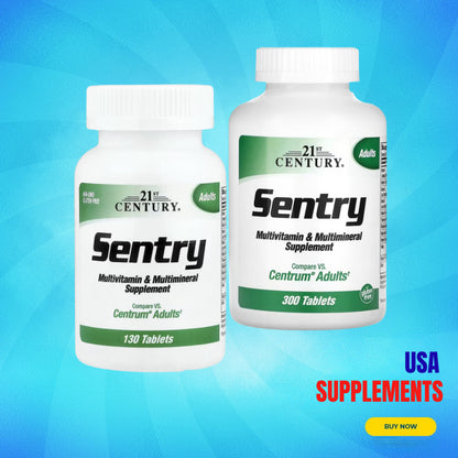 USA Supplements | 21st Century, Sentry, Adults ( Supports Immune System Health )