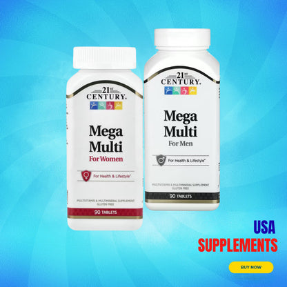 USA Supplements | 21st Century, Mega Multi ( Supports Immune System Health )
