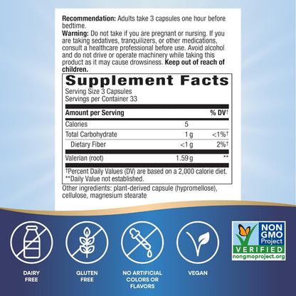 Nature's Way, Valerian Root ( Supports Restful Sleep & Soothes Headaches & Tension )