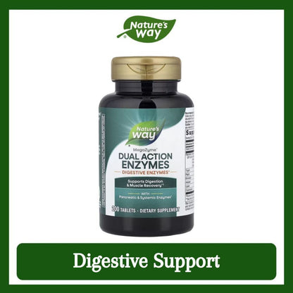 Nature's Way, MegaZyme®, Dual Action Enzymes ( Digestive Support & Muscle Recovery )