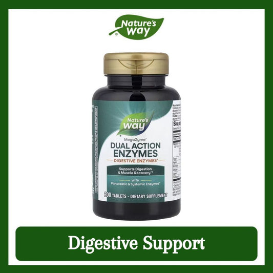 Nature's Way, MegaZyme®, Dual Action Enzymes ( Digestive Support & Muscle Recovery )