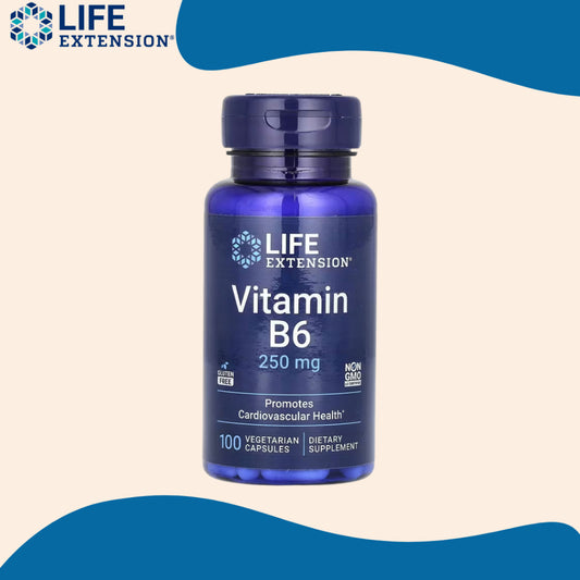 Life Extension, Vitamin B6 ( Supports Cognitive Function, Immune System Function & Mood Regulation )