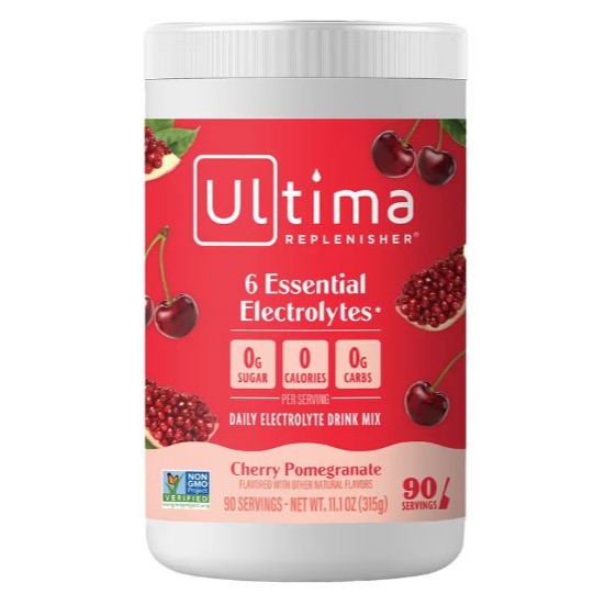 NaturalSolutions | Ultima Replenisher, Electrolyte Mix, Raspberry, Cherry, Orange, Lemon, WaterMelon