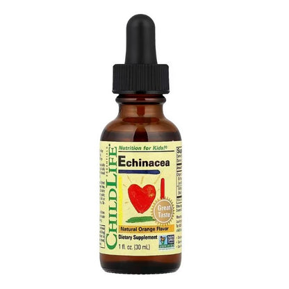 LittleSunshine | ChildLife Essentials, Echinacea, Natural Orange, Organic Liquid Elderberry,
