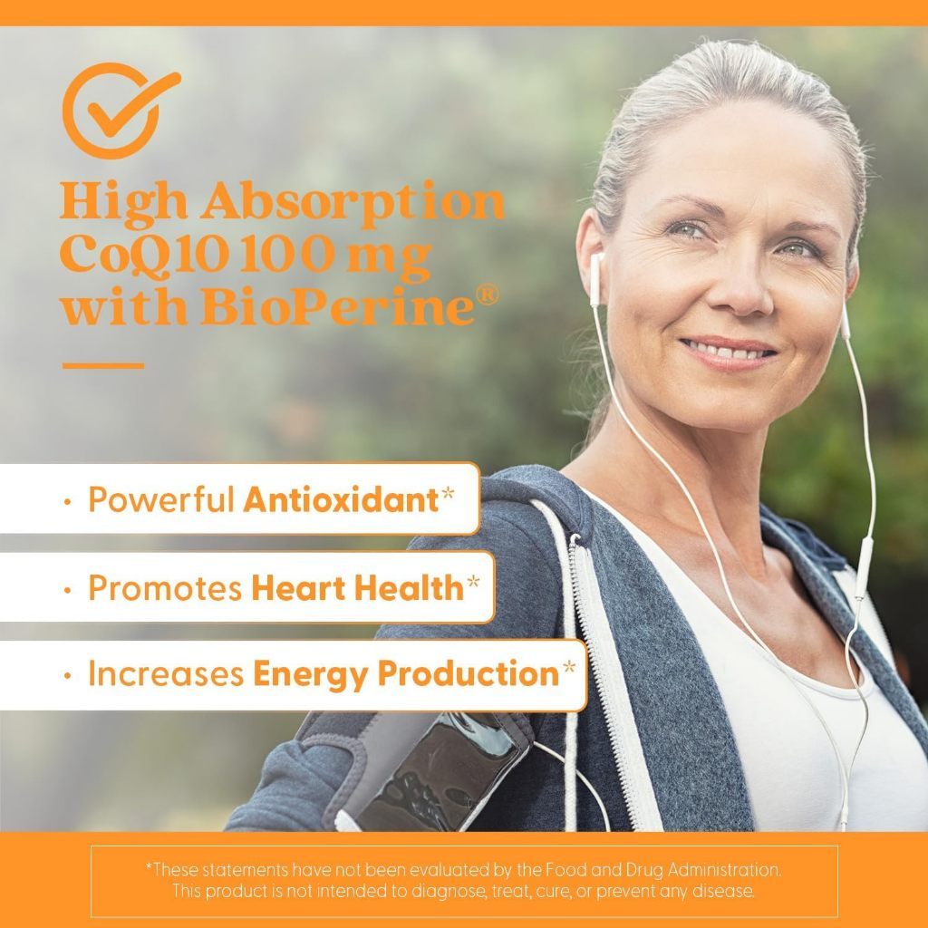 USA Supplements | Doctor's Best, High Absorption CoQ10, 100 mg, Veggie Caps ( Heart Health Support )