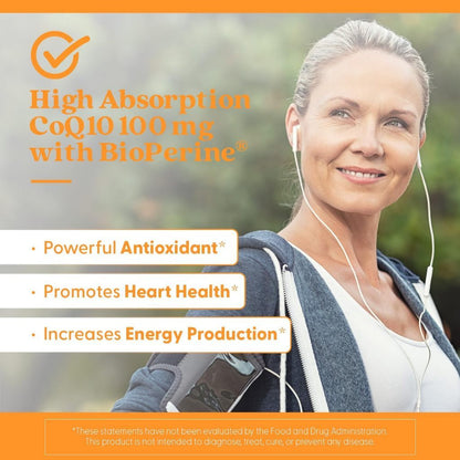 USA Supplements | Doctor's Best, High Absorption CoQ10, 100 mg, Veggie Caps ( Heart Health Support )