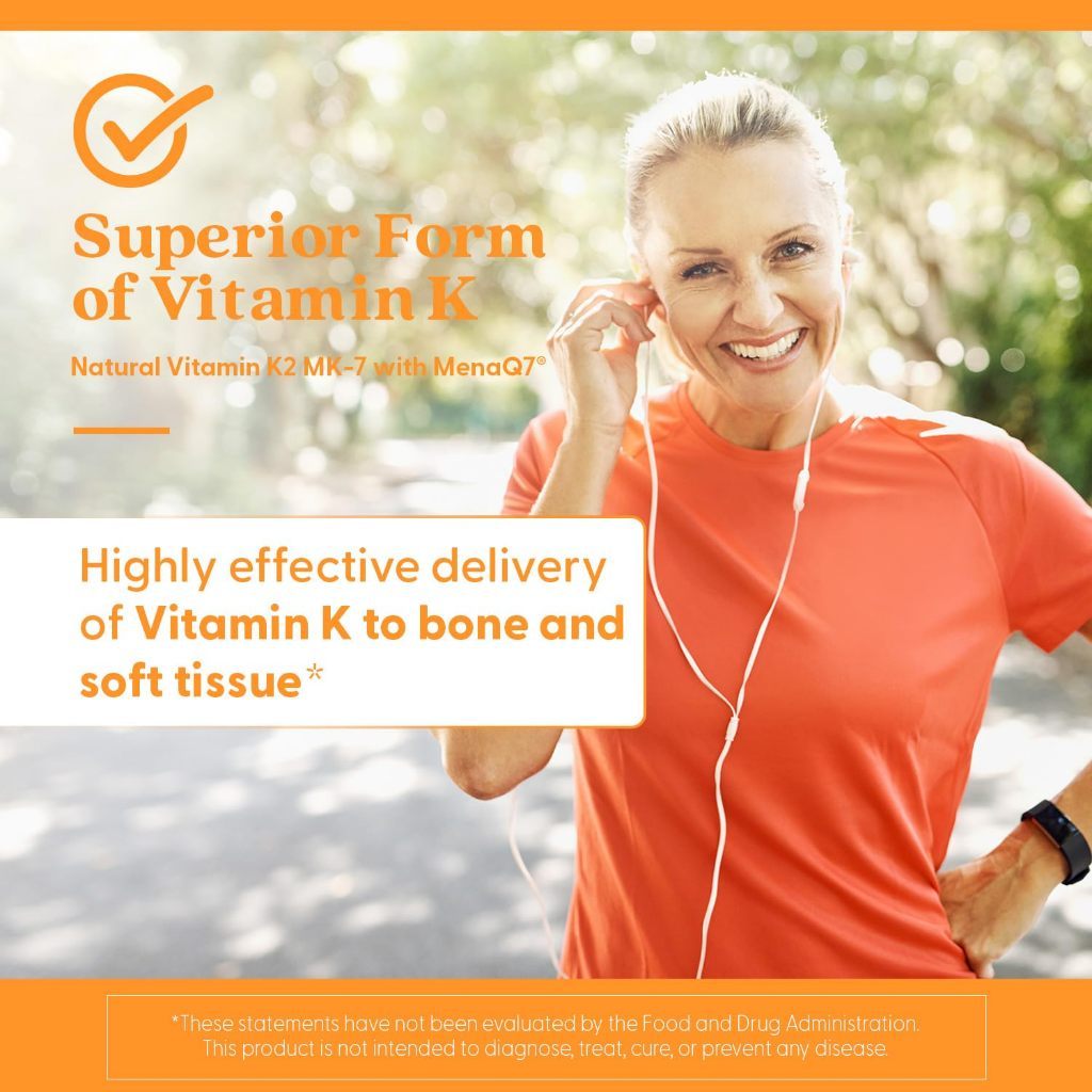 USA Supplements | Doctor's Best, Natural Vitamin K2 MK-7 ( Bone Health Support )