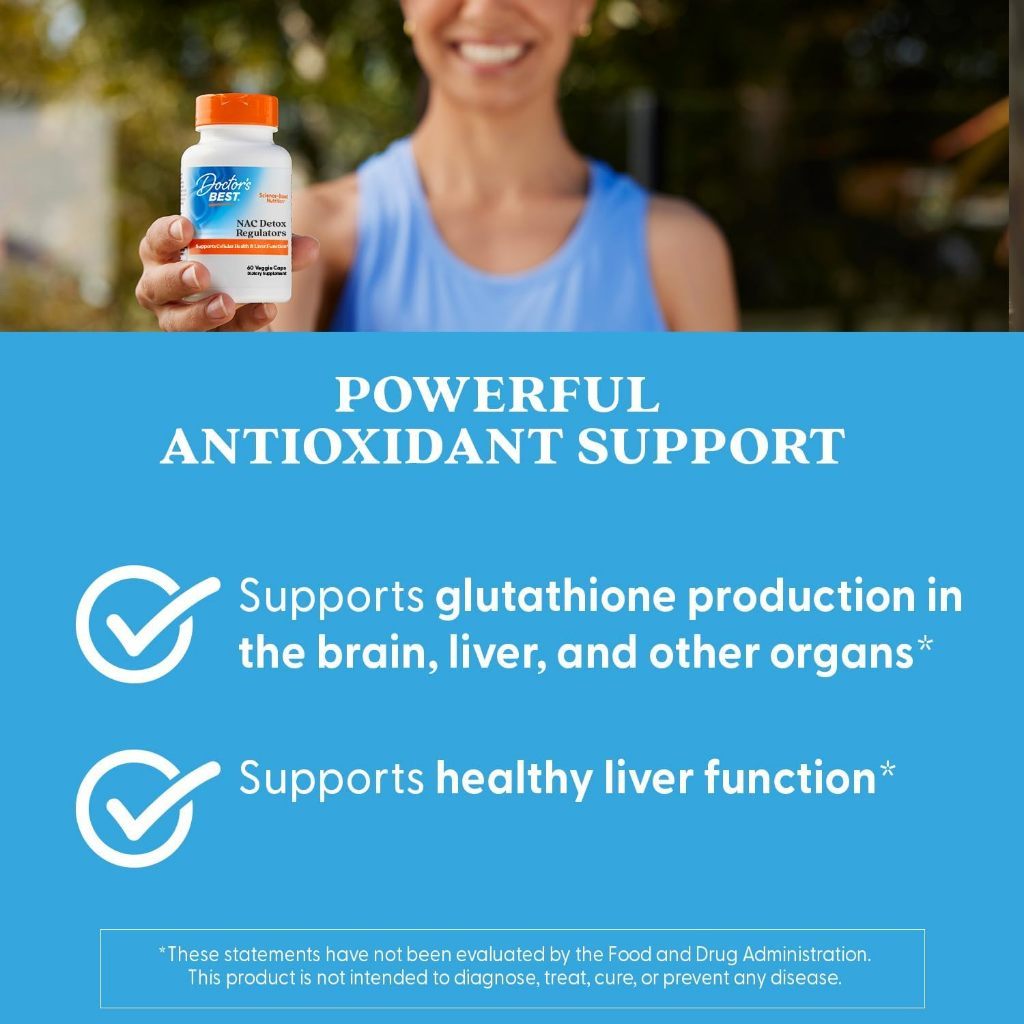 USA Supplements | Doctor's Best, NAC Detox Regulators ( Supports Antioxidant Defense )