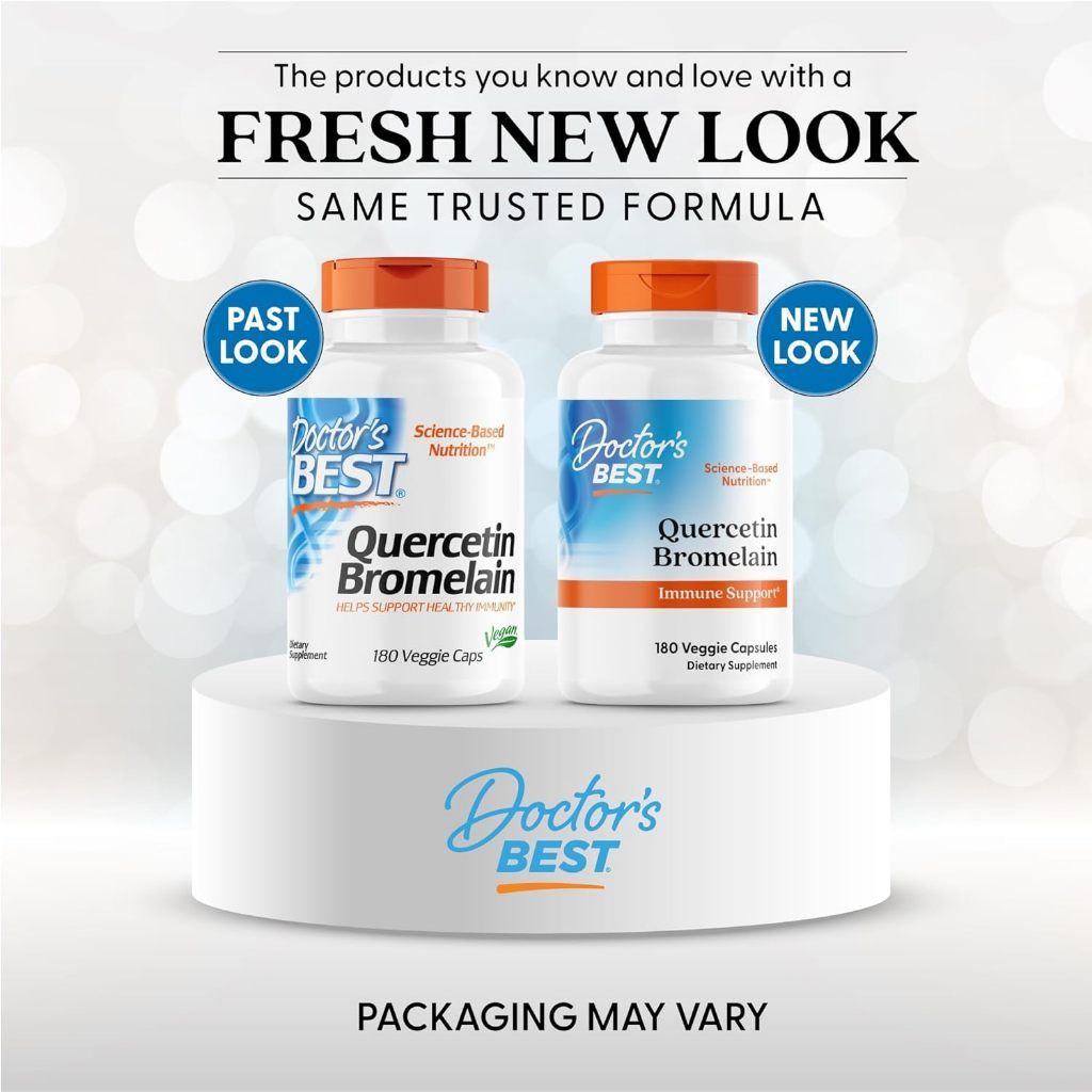 USA Supplements | Doctor's Best, Quercetin Bromelain ( Immune System Support )