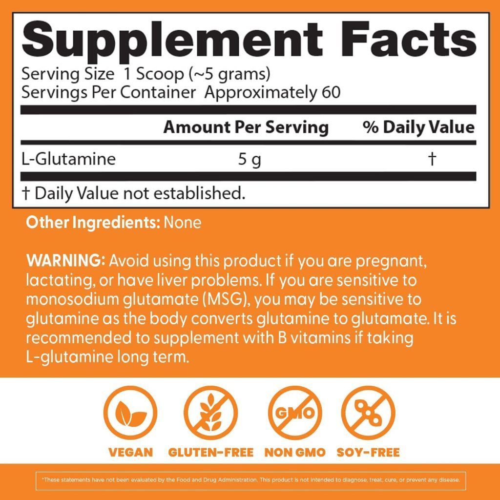 USA Supplements | Doctor's Best, Pure L-Glutamine Powder ( Muscle Recovery & Repair )