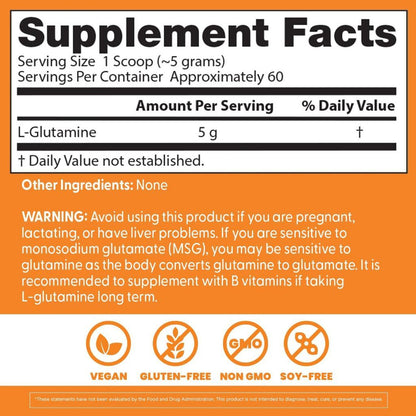 USA Supplements | Doctor's Best, Pure L-Glutamine Powder ( Muscle Recovery & Repair )