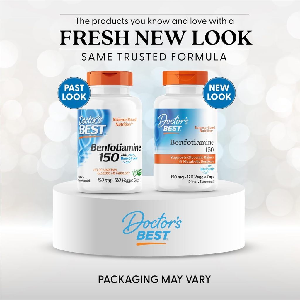 USA Supplements | Doctor's Best, Benfotiamine ( Nerve Health Support )