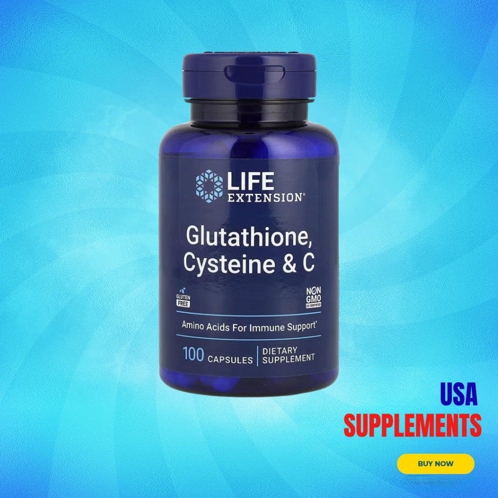 USA Supplements | Life Extension, Glutathione, Cysteine & C ( Antioxidant Protection )