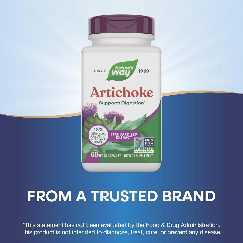 USA Supplements | Nature's Way, Artichoke ( Supports Digestion & Liver Support )