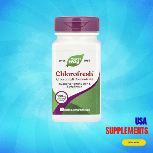 USA Supplements | Nature's Way, Chlorofresh, 90 Softgels ( Supports Detoxification )