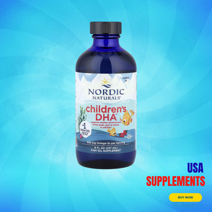 USA Supplements | Nordic Naturals, Children's DHA ( Supports Brain Development )