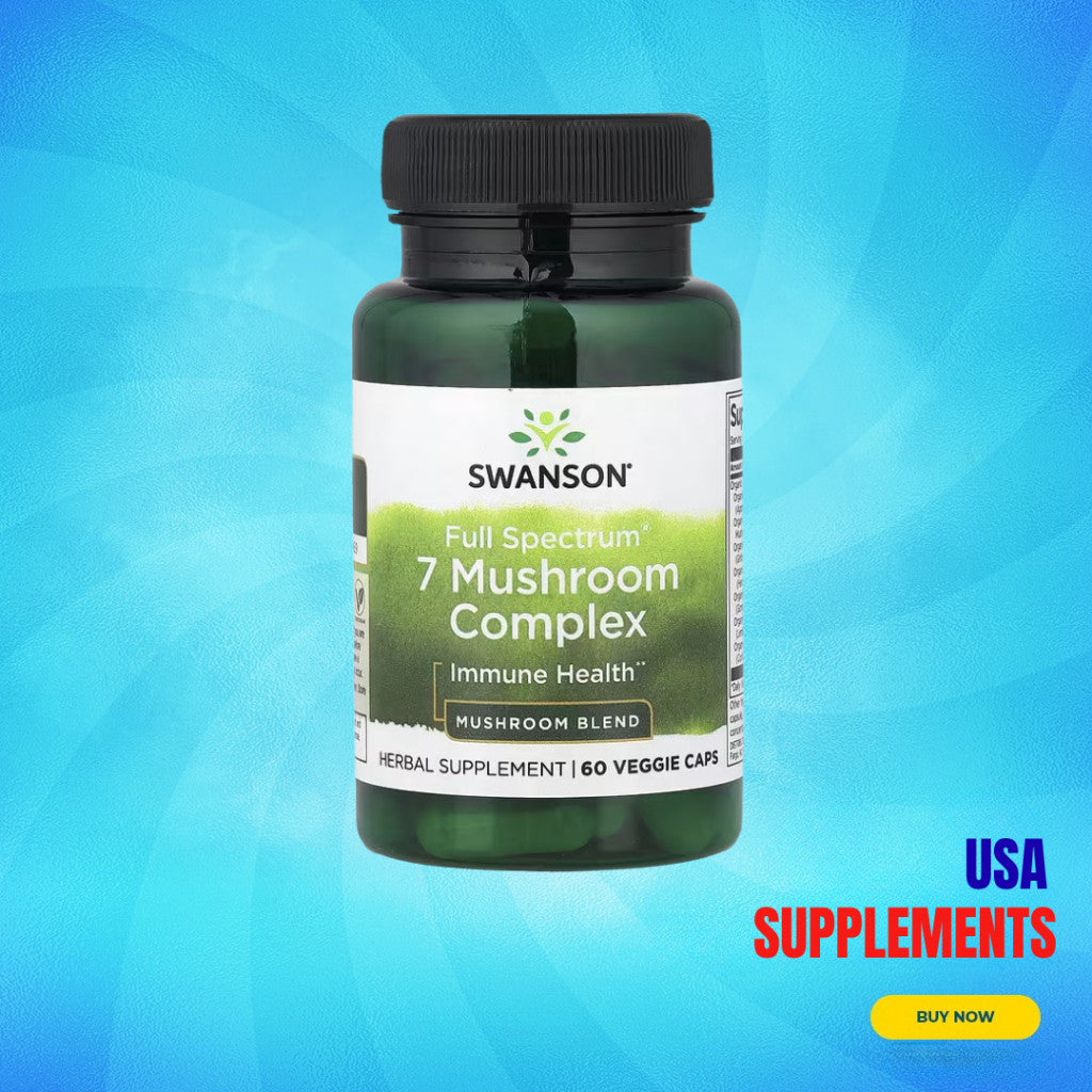 USA Supplements | Swanson, Full Spectrum® 7 Mushroom Complex ( Immune System Support )