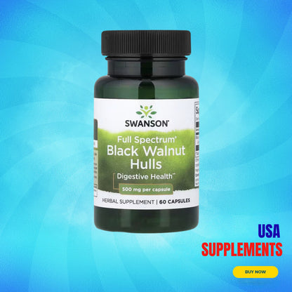 USA Supplements | Swanson, Full Spectrum® Black Walnut Hulls ( Digestive Support )