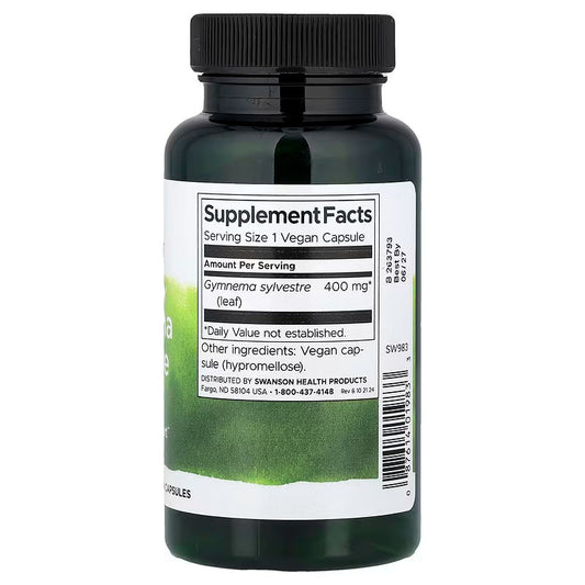 USA Supplements | Swanson, Full Spectrum® Gymnema Sylvestre Leaf ( Blood Sugar Support )