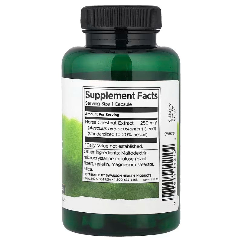 USA Supplements | Swanson, Horse Chestnut Extract, 120 Capsules ( Circulatory Health )