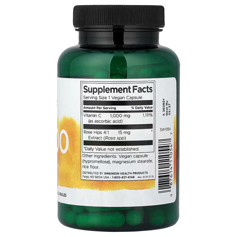 USA Supplements | Swanson, C-1000, 90 Vegan Capsules ( Immune Health )