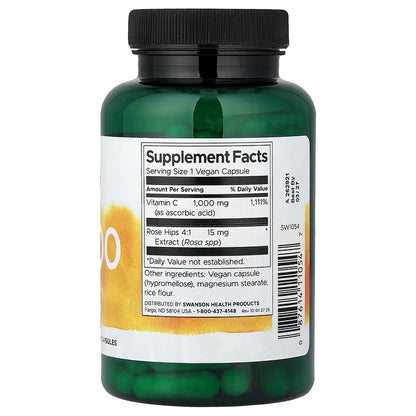 USA Supplements | Swanson, C-1000, 90 Vegan Capsules ( Immune Health )