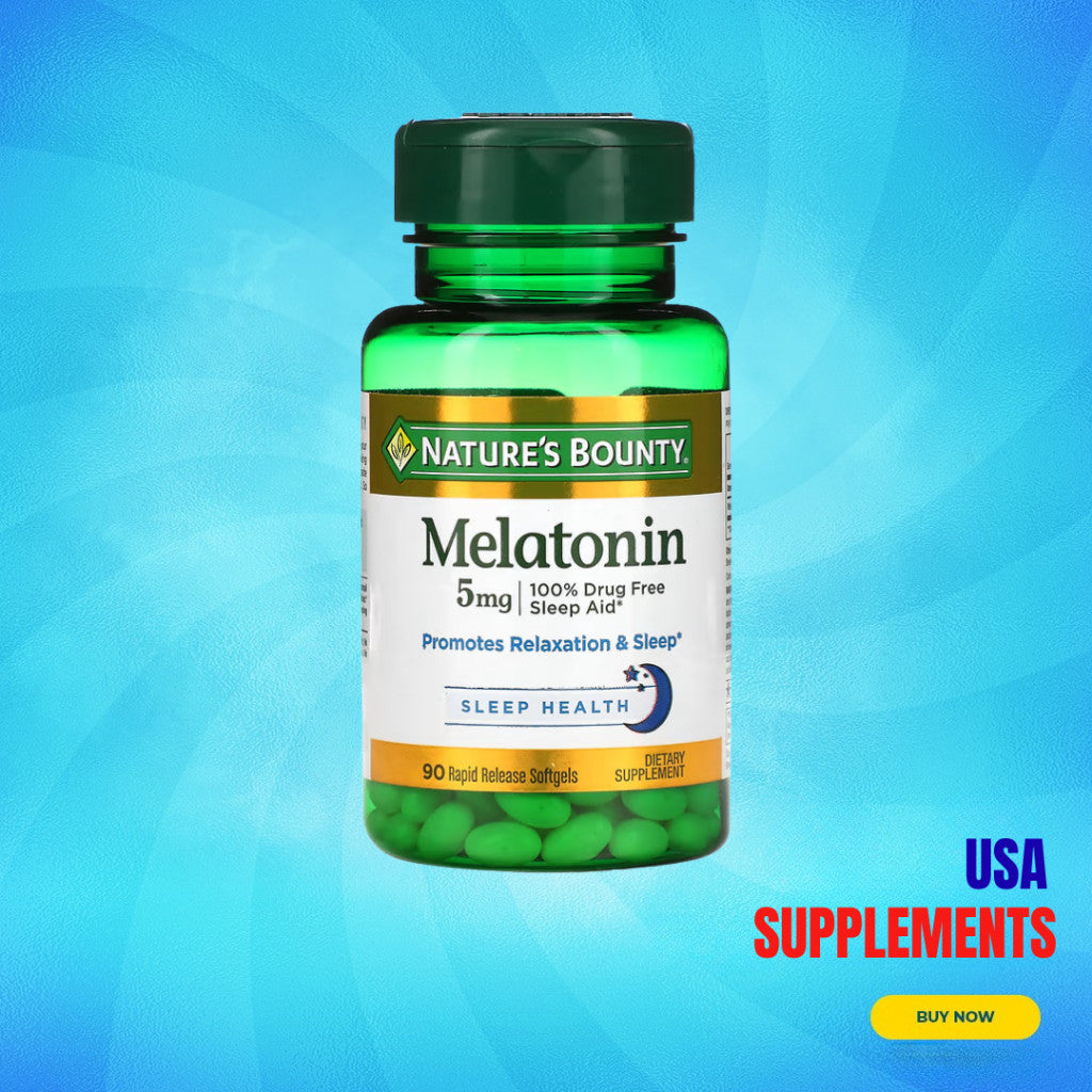 USA Supplements | Nature's Bounty, Melatonin ( Promotes Relaxation & Sleep )