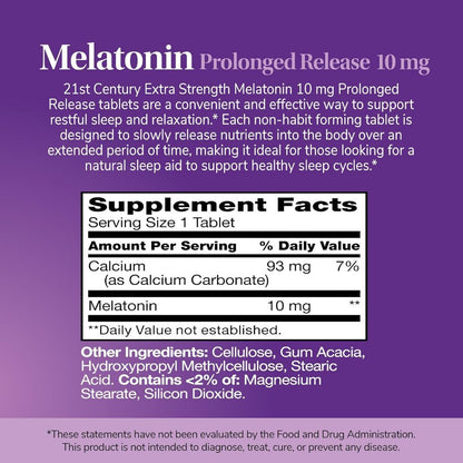 USA Supplements | 21st Century, Melatonin ( Sleep Support )