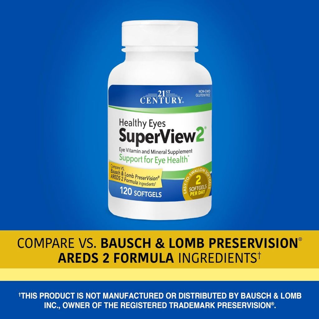 USA Supplements | 21st Century, Healthy Eyes ( Supports Overall Eye Health and Vision )