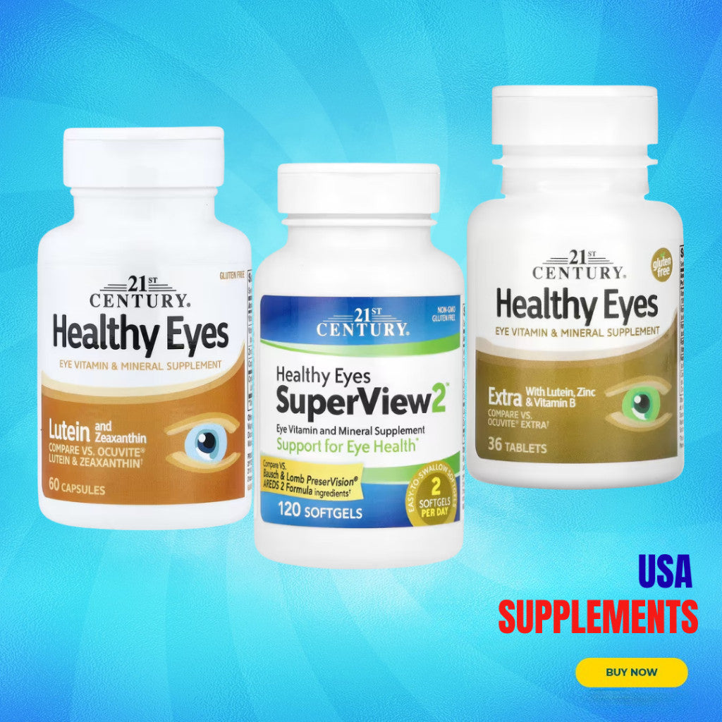 USA Supplements | 21st Century, Healthy Eyes ( Supports Overall Eye Health and Vision )