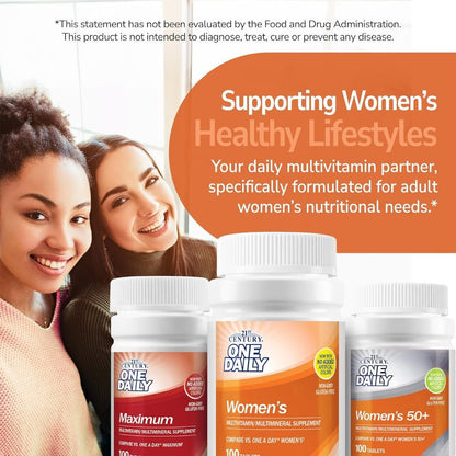 USA Supplements | 21st Century, One Daily, Women's, 100 Tablets ( Supports Immune System )
