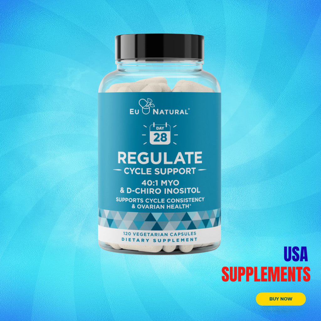 USA Supplements | Eu Natural, Regulate ( Supports Cycle Consistency & Ovarian Health )