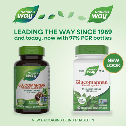 Nature's Way, Glucomannan from Konjac Root ( Supports Overall Digestive Health )