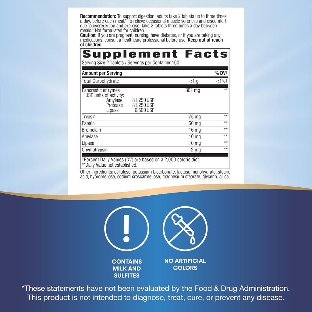 Nature's Way, MegaZyme®, Dual Action Enzymes ( Digestive Support & Muscle Recovery )