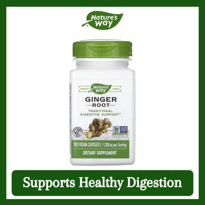Nature's Way, Ginger Root ( Supports Healthy Digestion, Eases Indigestion & Mild Heartburn )