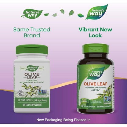 Nature's Way, Olive Leaf ( Supports Antioxidant Activity & Blood Sugar Regulation )