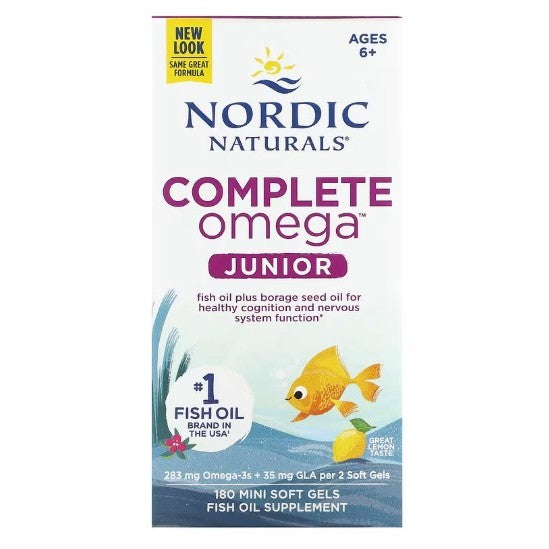 NaturalSolutions | Nordic Naturals, Ultimate Omega Junior, Ages 6+, Teen, Ultimate, Complete Omega