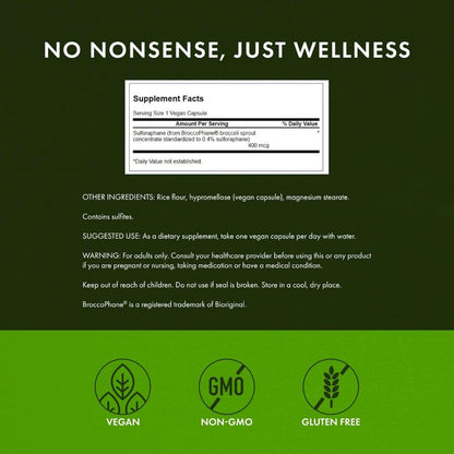 NaturalSolutions | Swanson, Sulforaphane from Broccoli Sprout, NAC Detox Antioxidant & Detox Support