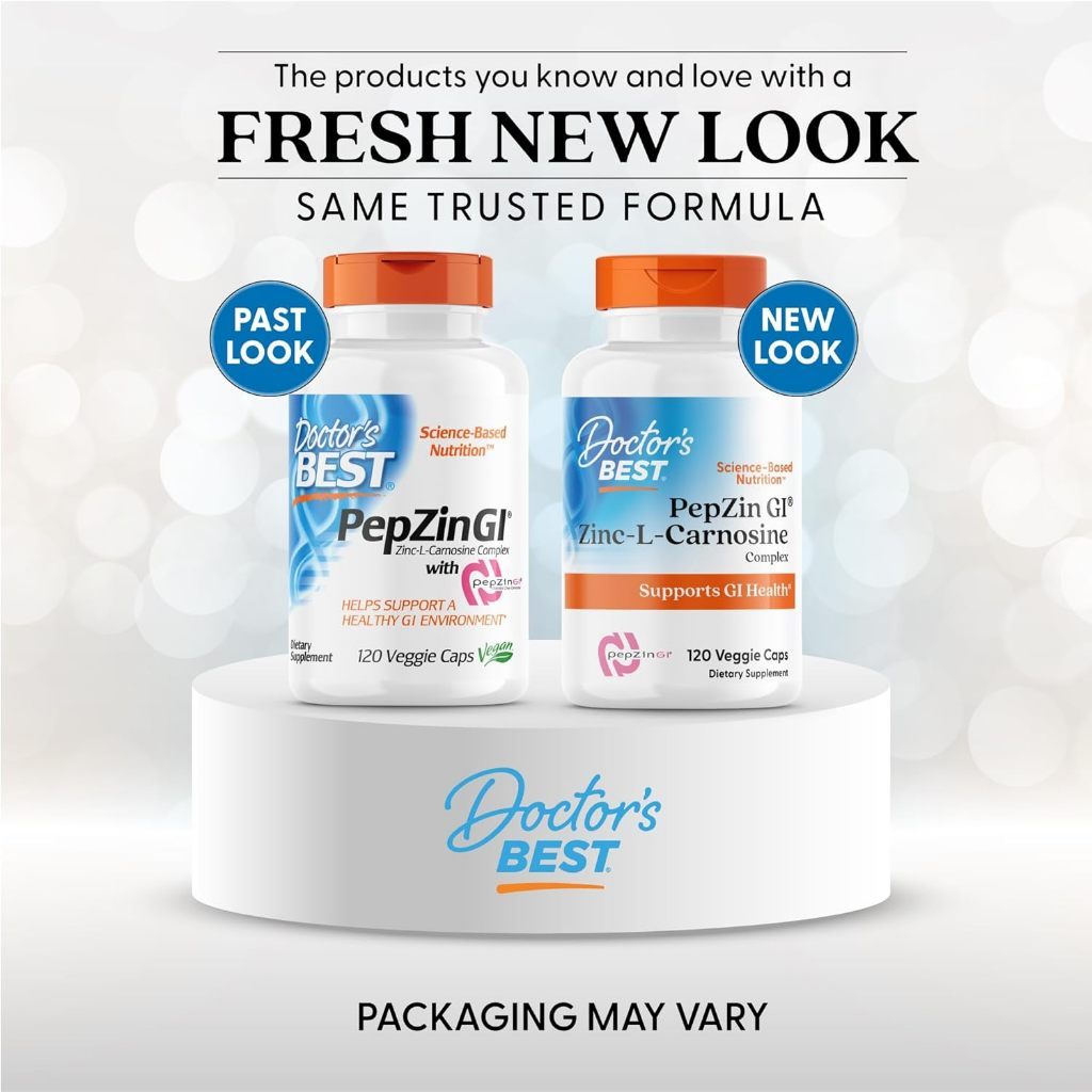 USA Supplements | Doctor's Best, PepZin GI®, Zinc-L-Carnosine Complex ( Digestive Tract Support )