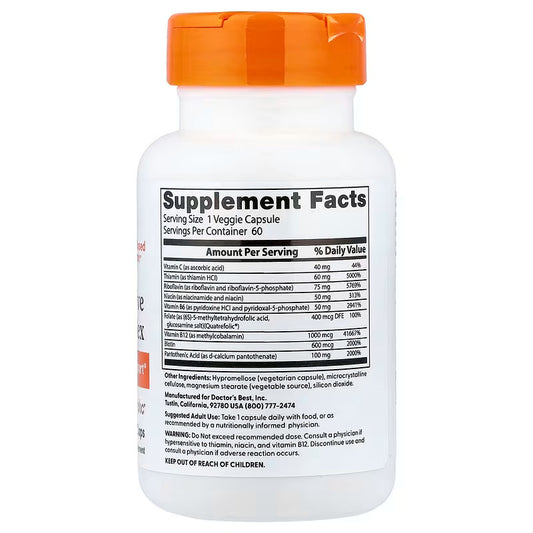 USA Supplements | Doctor's Best, Fully Active B Complex ( Supports Energy Metabolism )