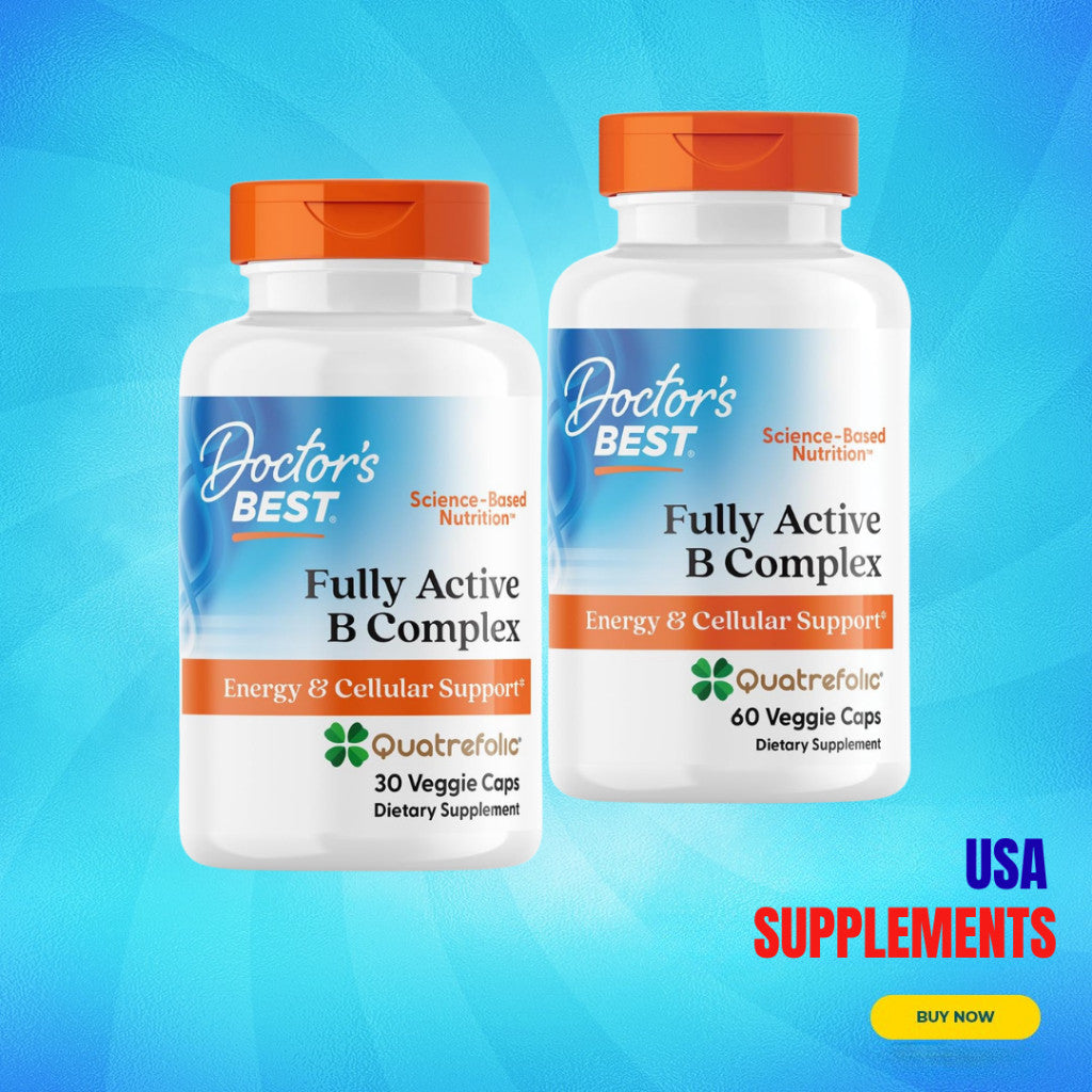 USA Supplements | Doctor's Best, Fully Active B Complex ( Supports Energy Metabolism )