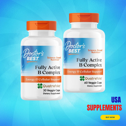 USA Supplements | Doctor's Best, Fully Active B Complex ( Supports Energy Metabolism )