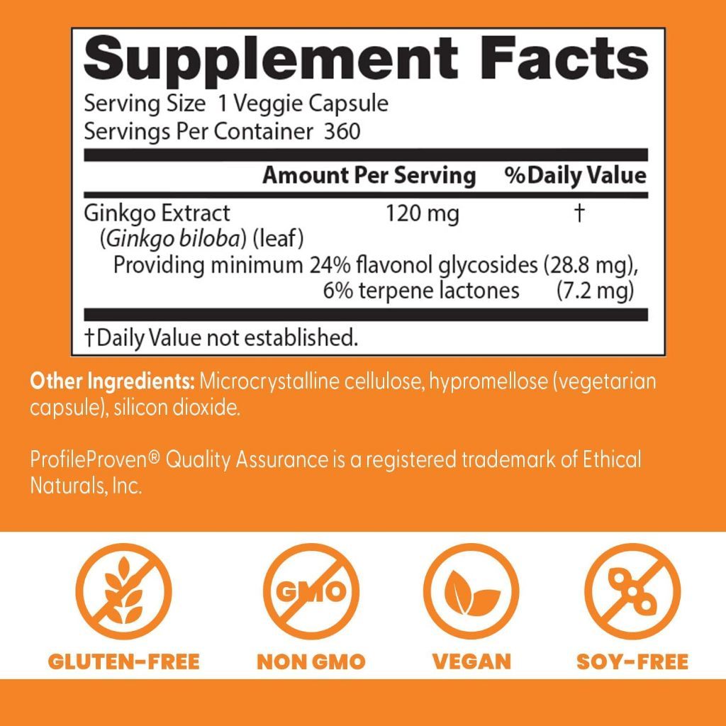 USA Supplements | Doctor's Best, Extra Strength Ginkgo ( Cognitive Support )