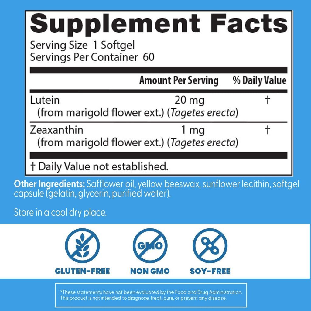 USA Supplements | Doctor's Best, Lutein, 120 Veggie Caps ( Antioxidant Protection )