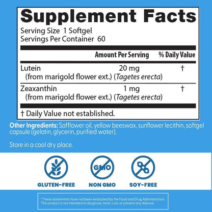 USA Supplements | Doctor's Best, Lutein, 120 Veggie Caps ( Antioxidant Protection )