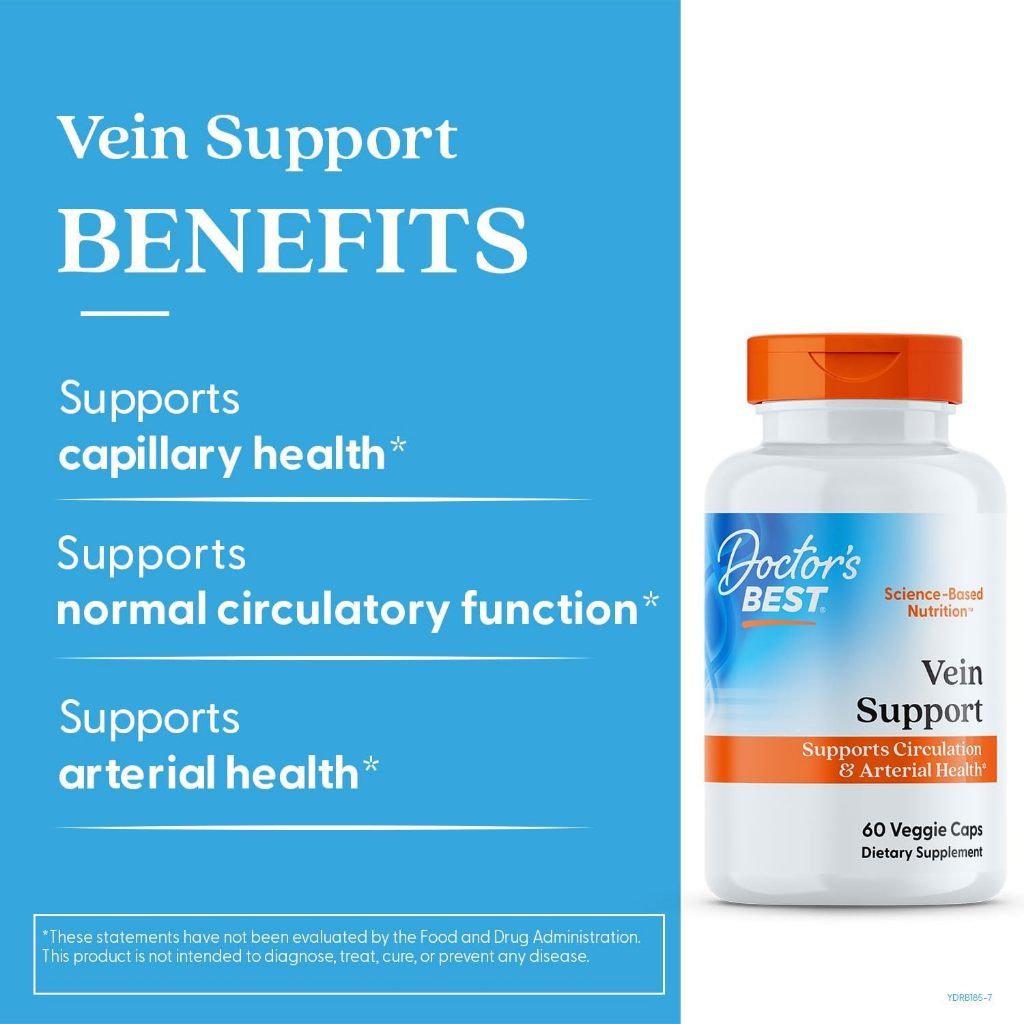 USA Supplements | Doctor's Best, Vein Support ( Supports Healthy Veins )
