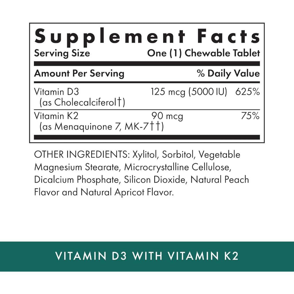 USA Supplements | Michael's Health, D3 with Vitamin K2, Apricot ( Bone Health & Immune Support )