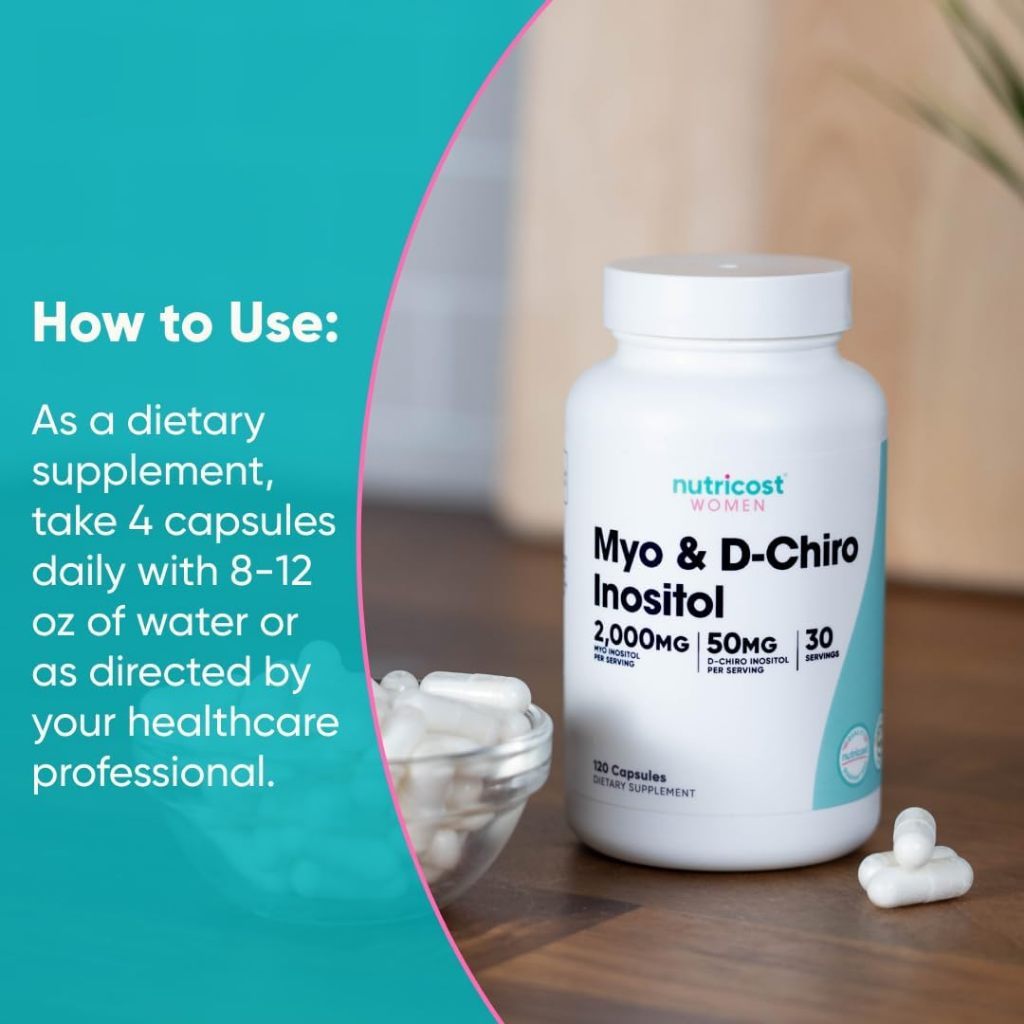 USA Supplements | Nutricost, Women, Myo & D-Chiro Inositol ( Hormonal Balance )