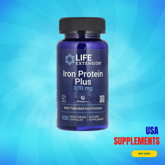 USA Supplements | Life Extension, Iron Protein Plus ( Promotes Healthy Red Blood Cell Formation )